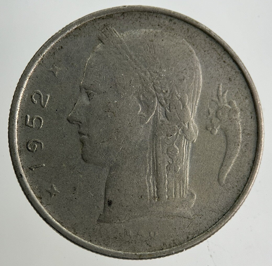 1952 Belgium 1 Franc Coin | Collectable Grade