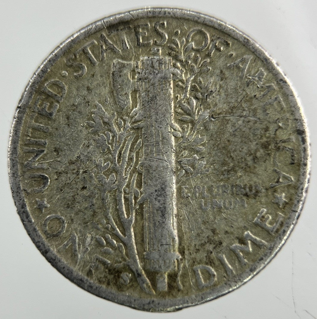 1943 - S US USA Mercury Dime Silver Coin | Collectable Grade