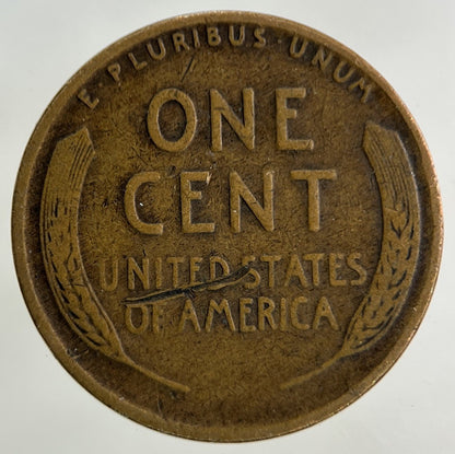 1930 US USA Wheat One Cent Coin | Collectable Grade