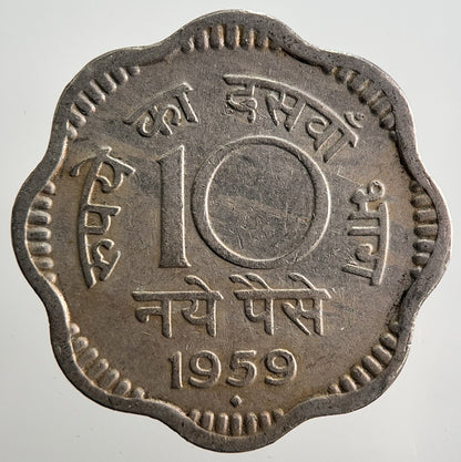 1959 India 10 Paise Coin | Collectable Grade | a3313