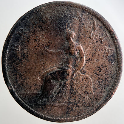 1807 George 3rd III Half - Penny British Coin | Collectable Grade | a3315