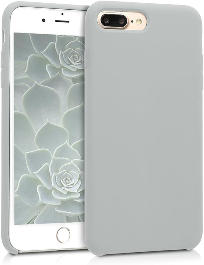 iPhone 7 / 8 PLUS + Grey Bumper Silicone Shockproof Protective Case