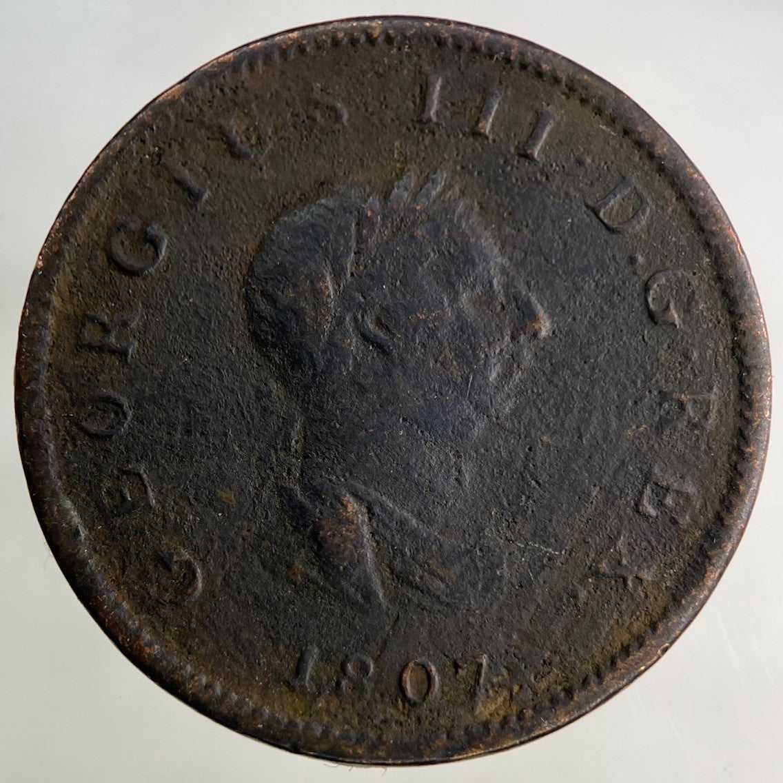 1807 George III 3rd Half - Penny Coin | Collectable Grade