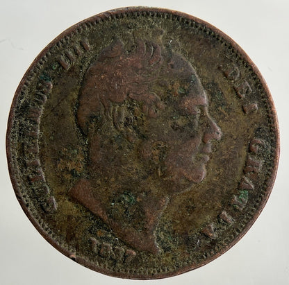 1837 William IV Farthing Coin | Collectable Grade