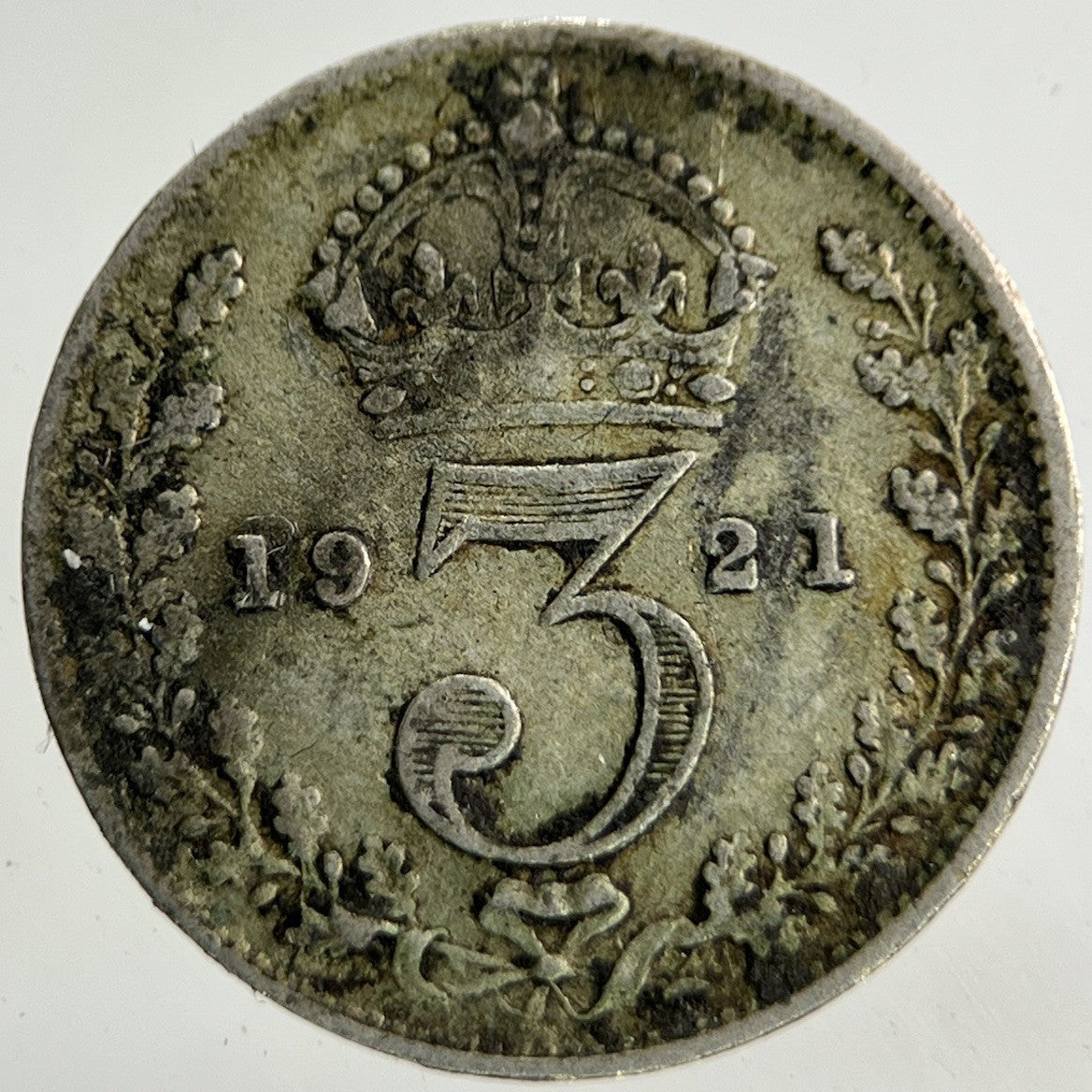 1921 George V Threepence Silver Coin | Collectable Grade