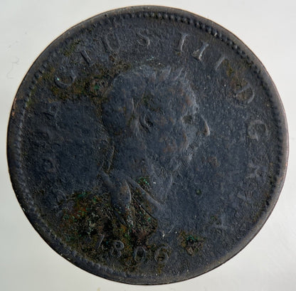 1806 George III 3rd Half - Penny Coin | Collectable Grade