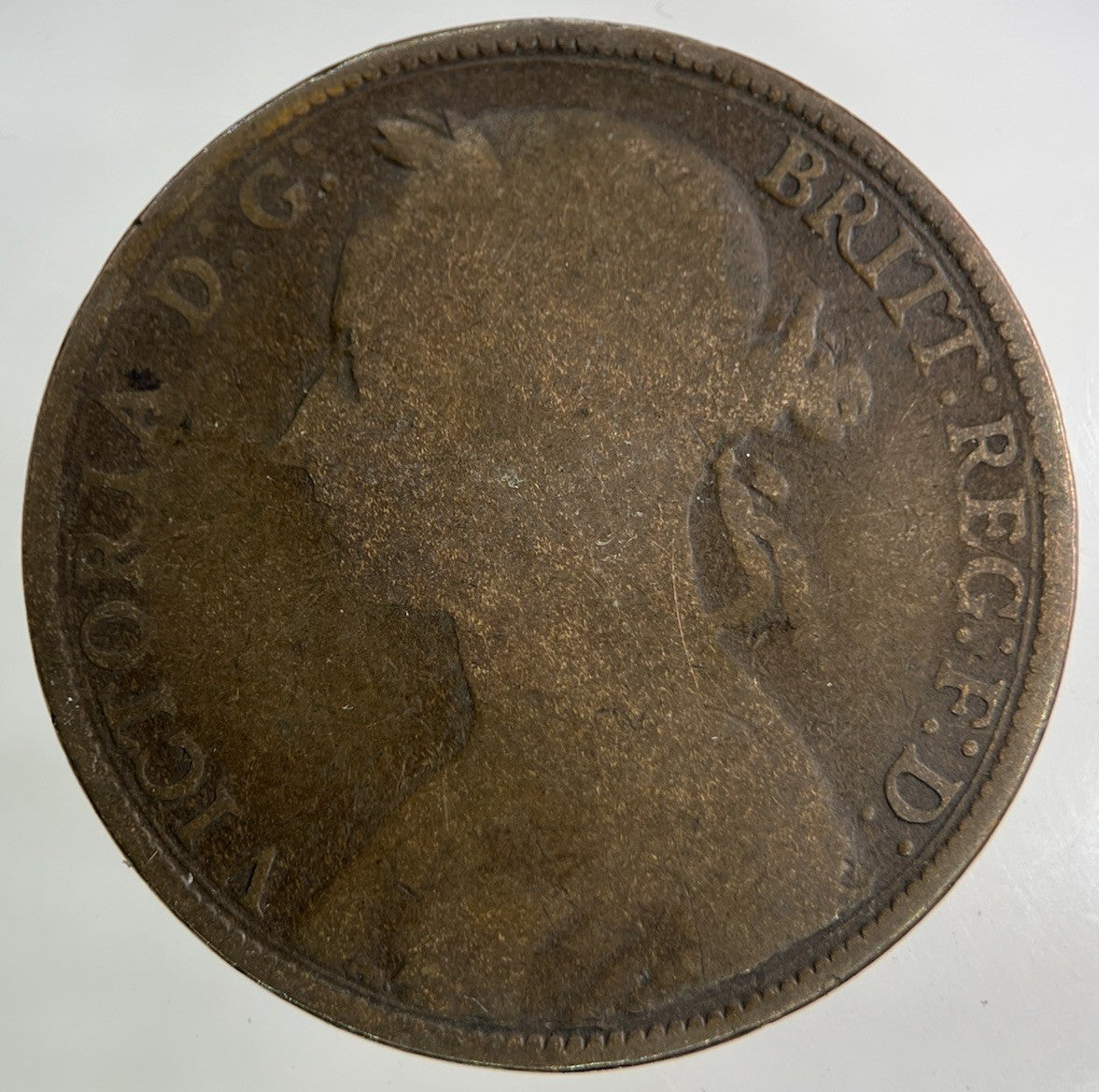 1894 Victoria One Penny Coin | Collectable Grade