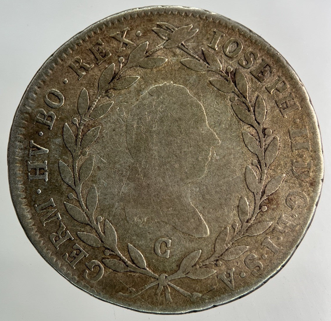 1783 Austria 20 Kreuzer Silver Coin | Fine Collectable Grade