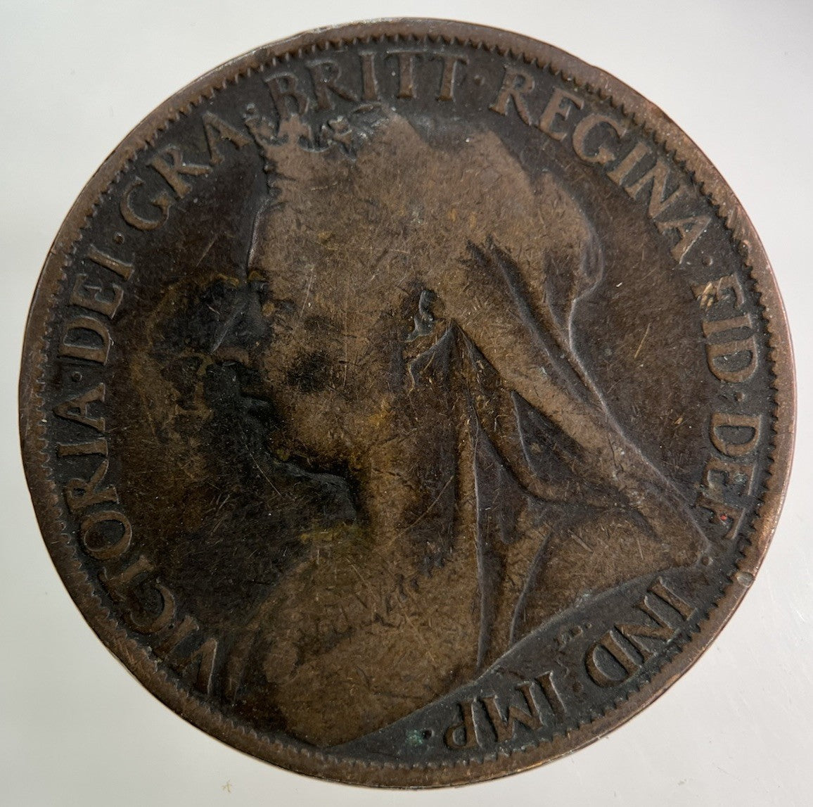 1898 Victoria One Penny Coin | Collectable Grade