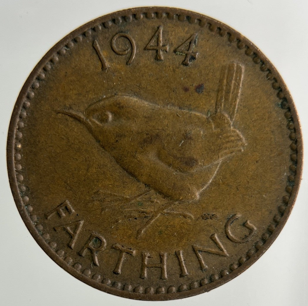 1944 George VI Wren Farthing Coin | Collectable Grade