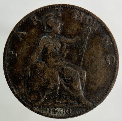 1900 Victoria Farthing Coin | Collectable Grade