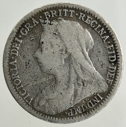 1900 Victoria Threepence Silver Coin | Collectable Grade