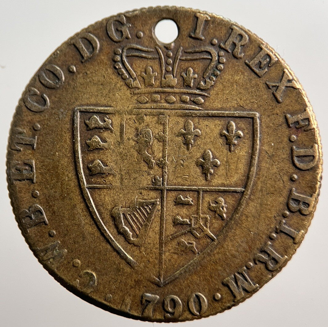 1790 George III British Good Old Days Gaming Token | Very High Grade | a1019