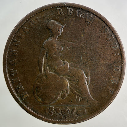 1854 Victoria Half - Penny Coin | Collectable Grade