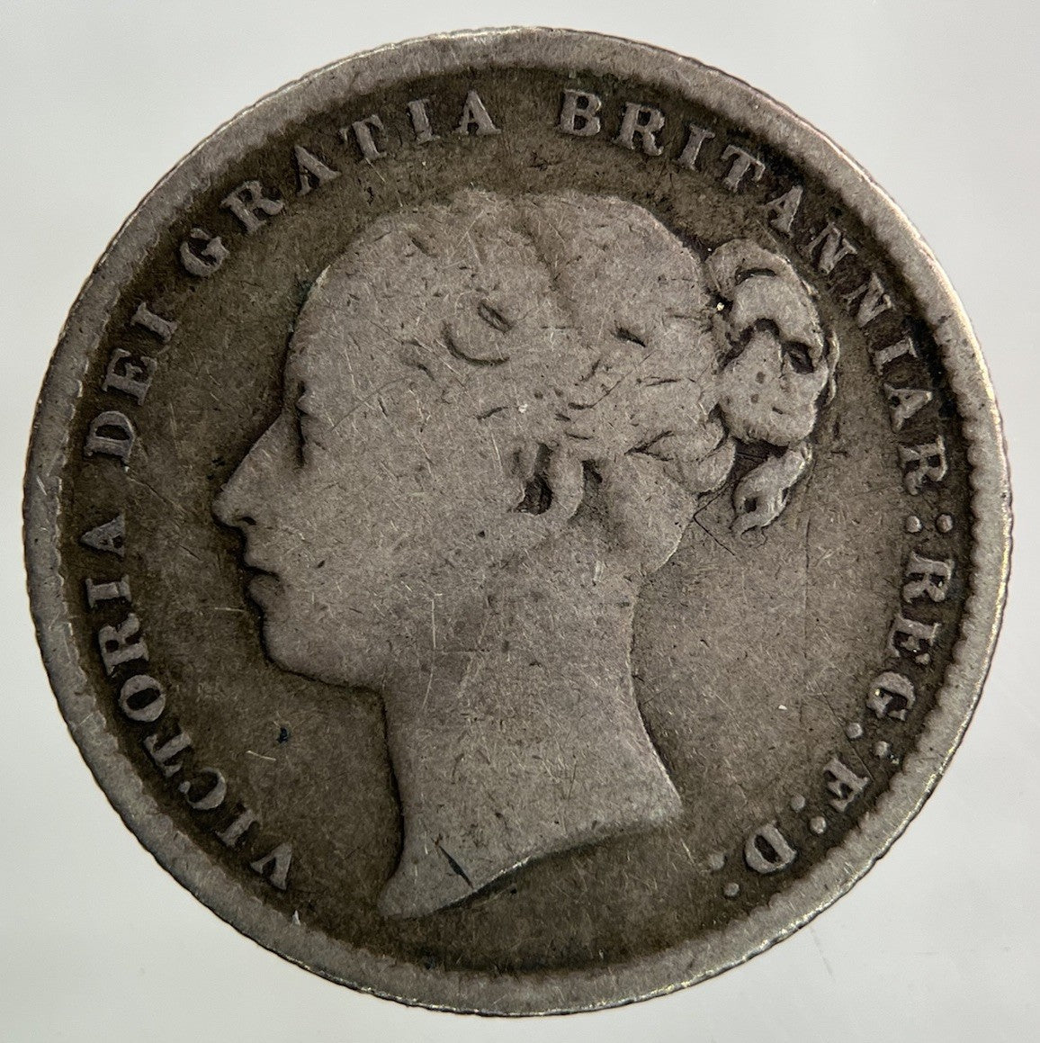 1886 Victoria Shilling Silver Coin | Collectable Grade