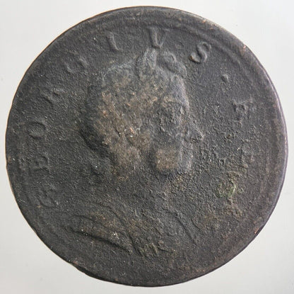 1720 George I 1st Half - Penny Coin | Fine Collectable Grade | a5646