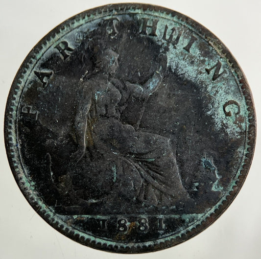 1881 Victoria Farthing Coin | Collectable Grade
