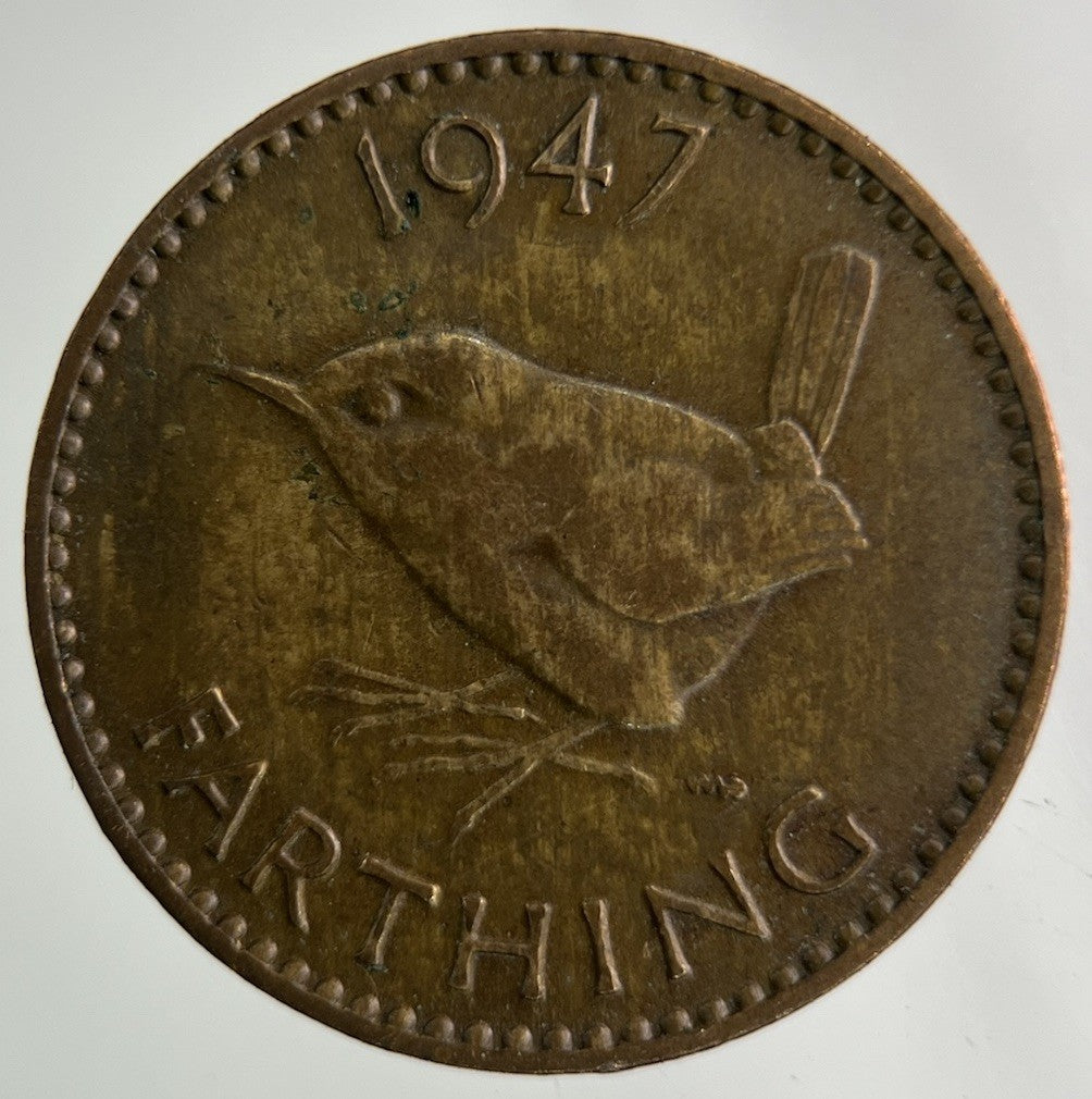 1947 George VI Wren Farthing Coin | Collectable Grade