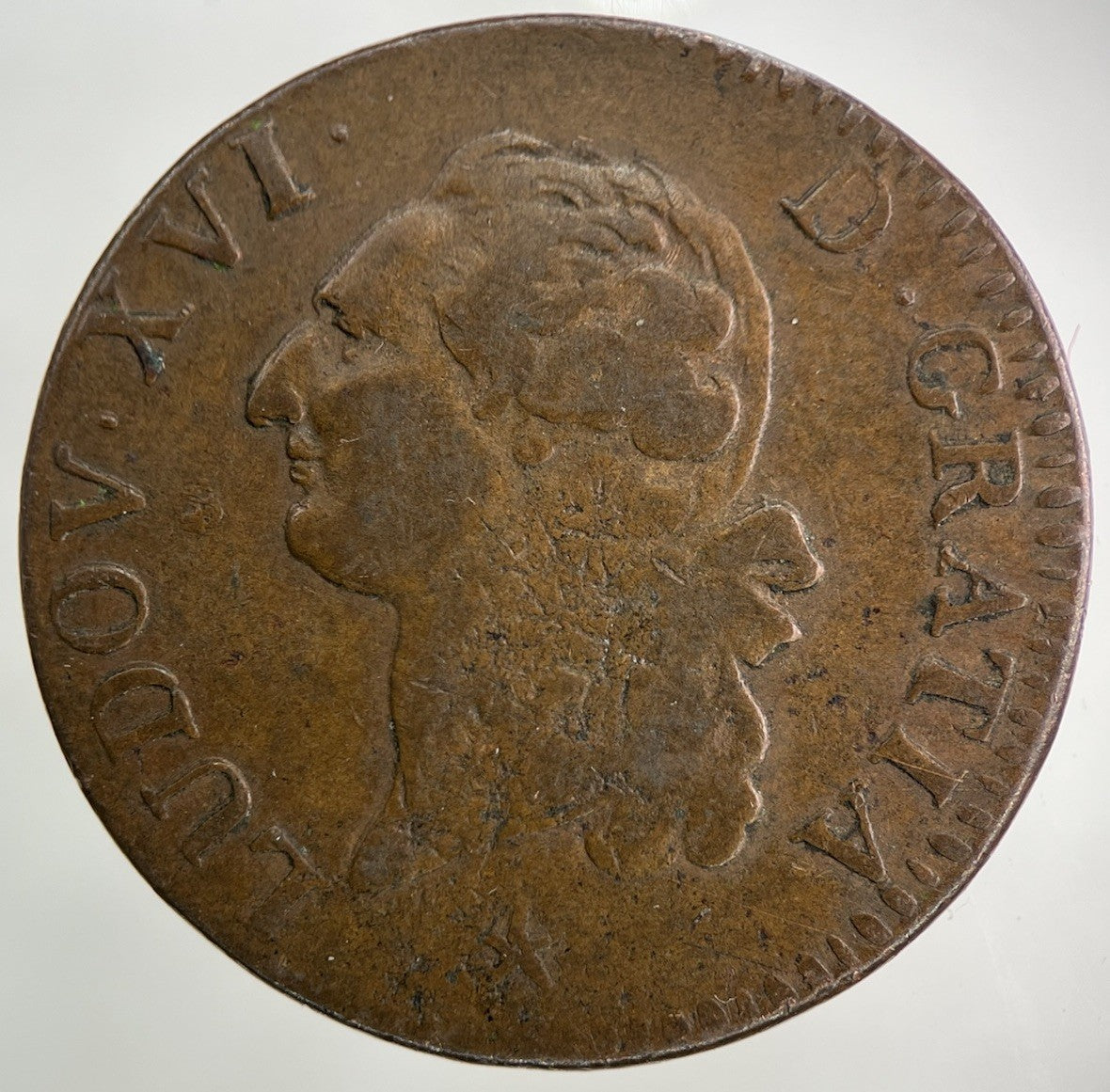 1787 France 1 Sol Coin | Fine Collectable Grade