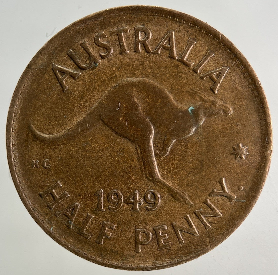 1949 Australia Half - Penny Coin | Fine Collectable Grade