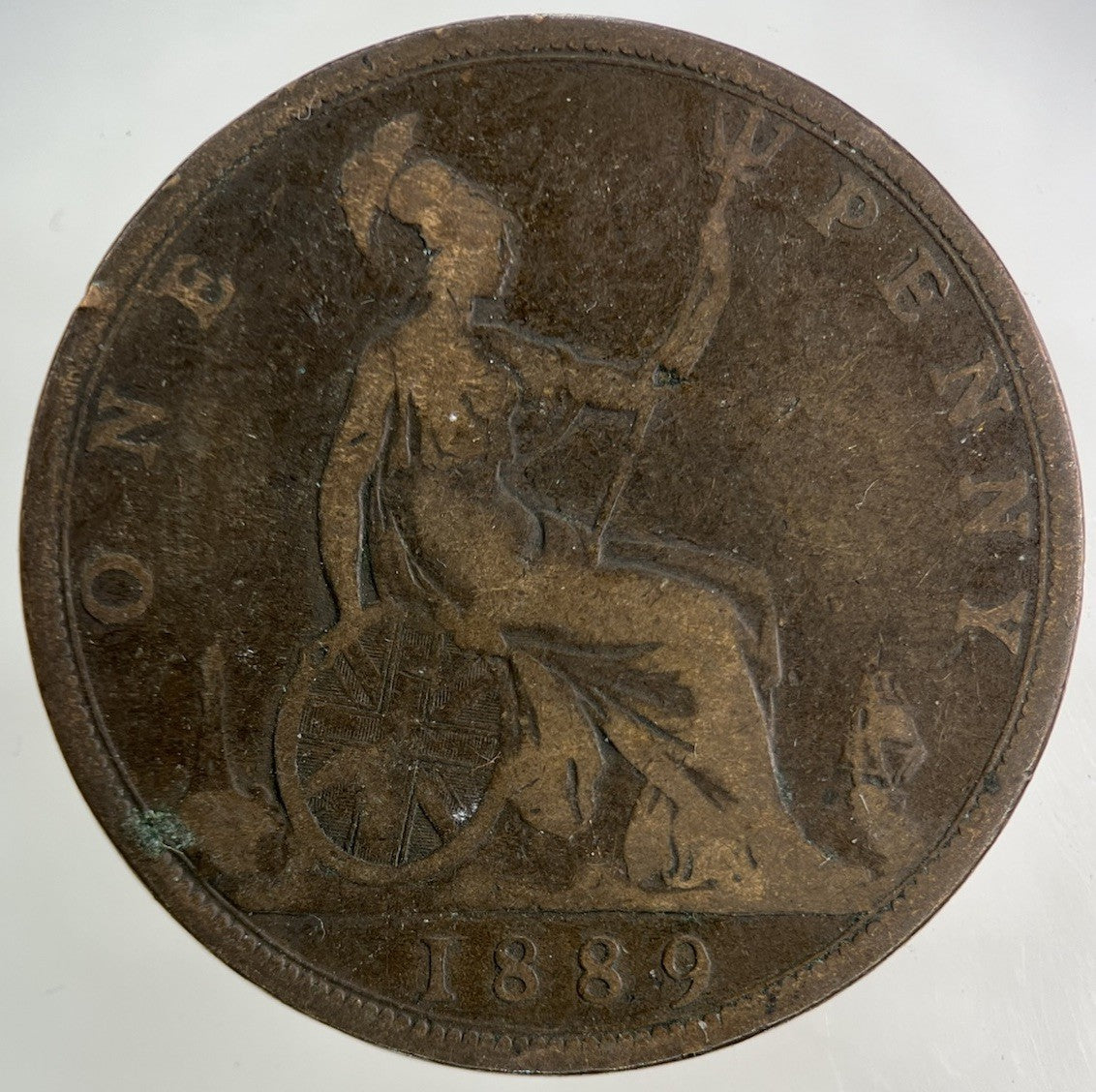 1889 Victoria One Penny Coin | Collectable Grade