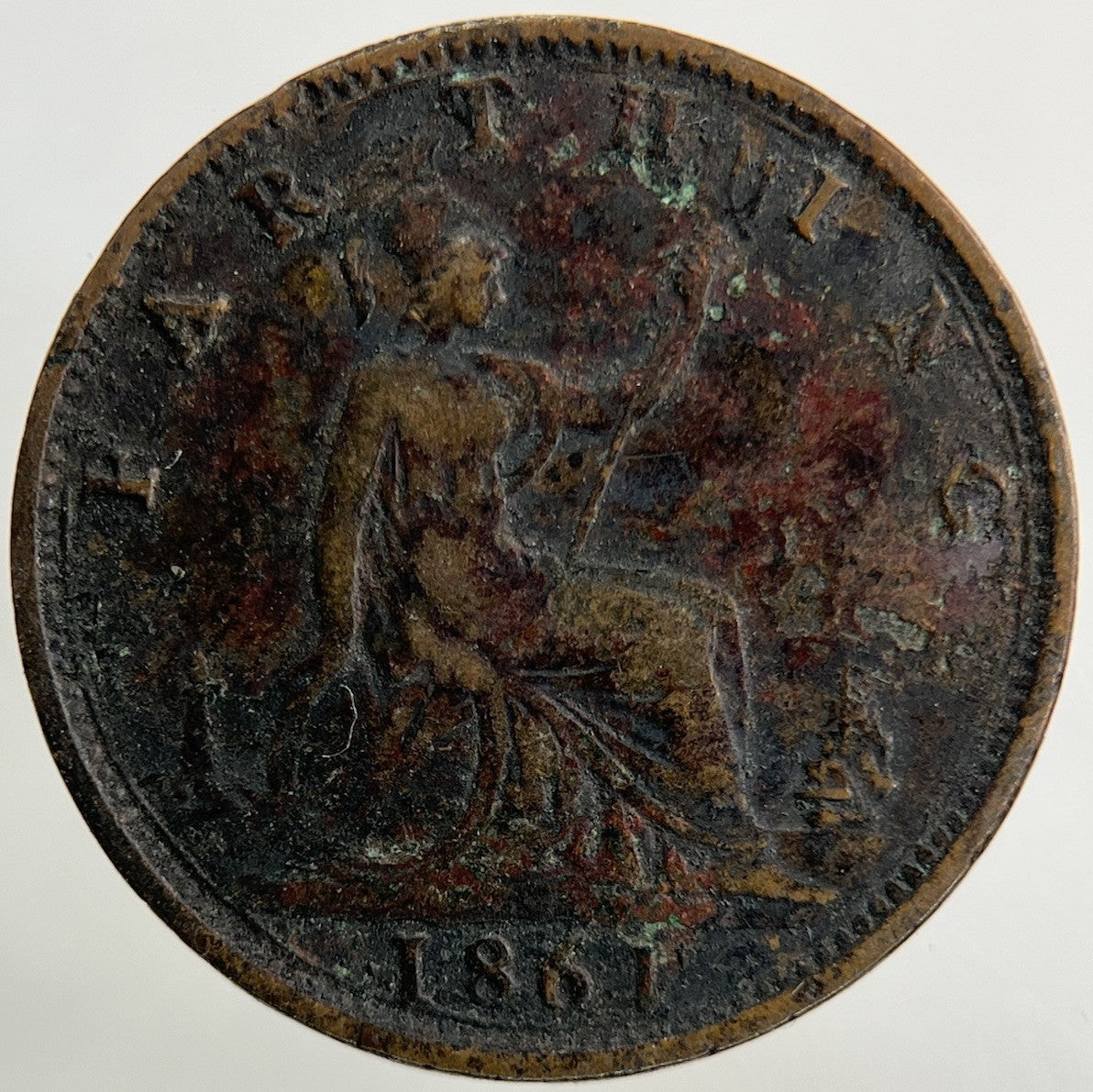 1861 Victoria Farthing Coin | Collectable Grade