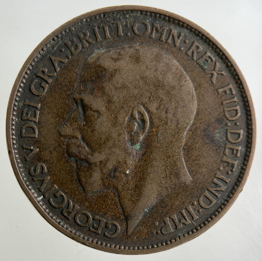 1925 George V Half - Penny Coin | Collectable Grade