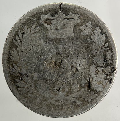 1877 Victoria Sixpence Silver Coin | Worn Grade