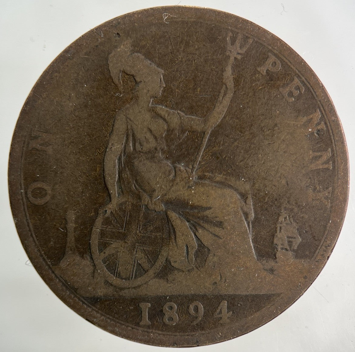 1894 Victoria One Penny Coin | Collectable Grade