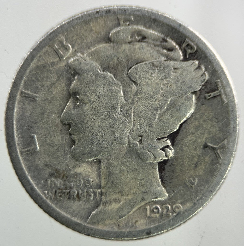 1929 US USA Mercury Dime Silver Coin | Collectable Grade