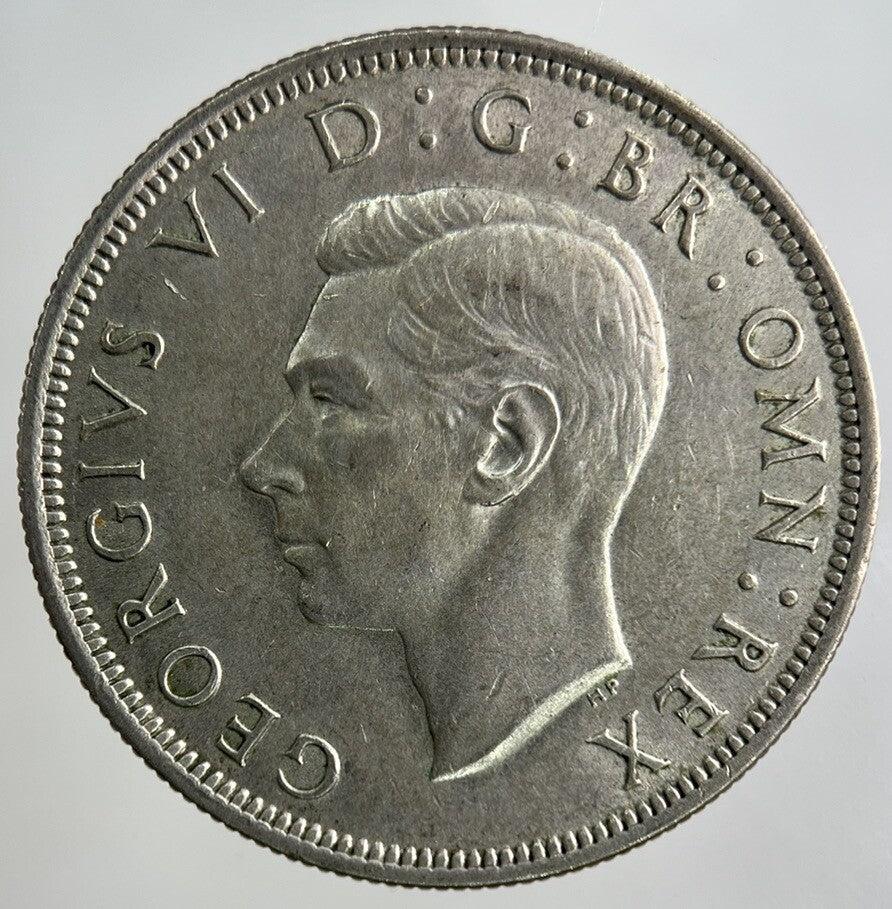 1945 George VI Half - Crown Silver Coin | Very High Grade
