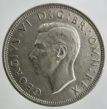 1945 George VI Half - Crown Silver Coin | Very High Grade