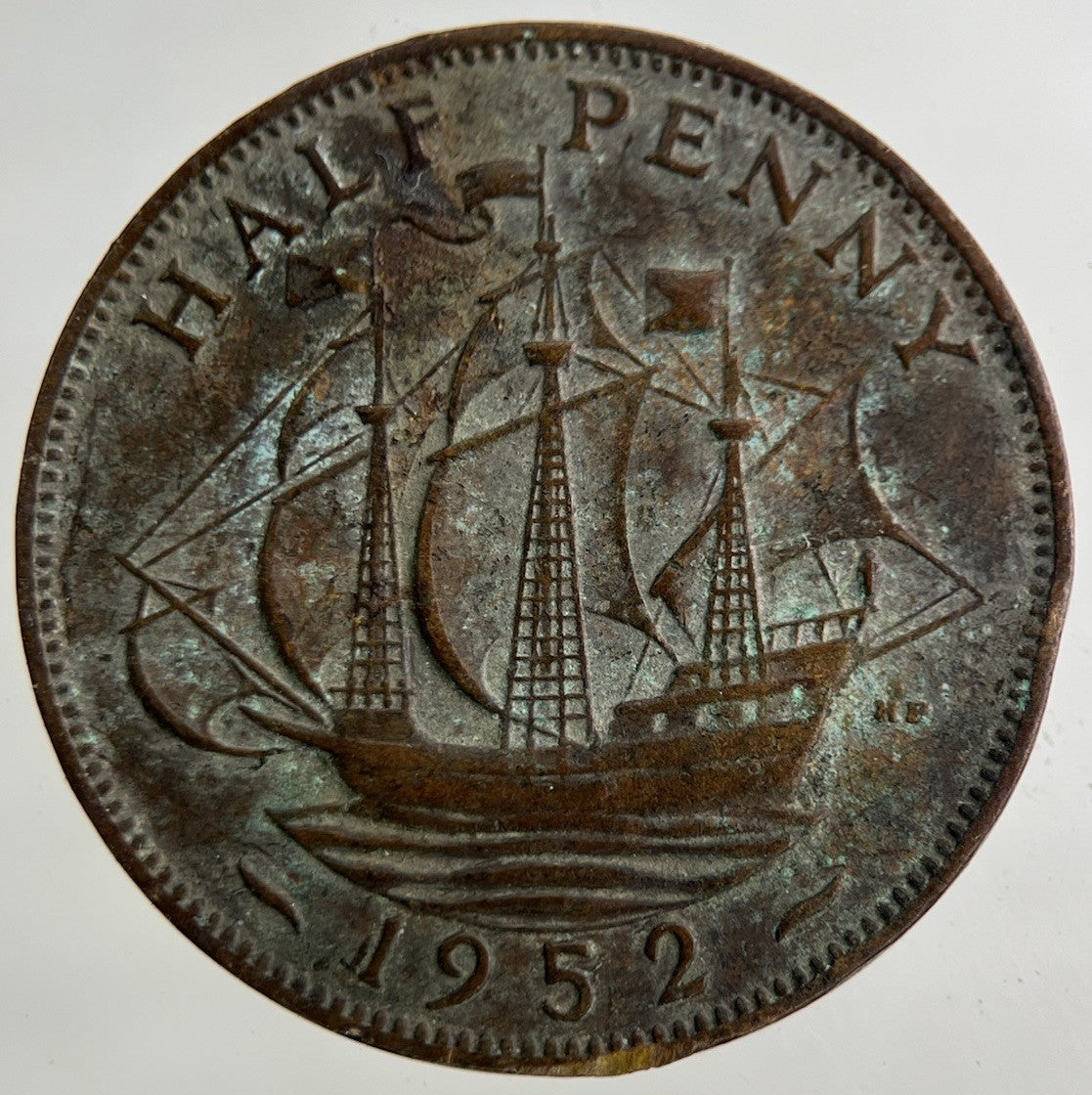1952 George VI Half - Penny Coin | Collectable Grade