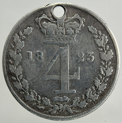 1823 George IV Maundy Four - Pence Silver Coin | Collectable Grade