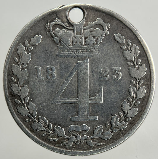 1823 George IV Maundy Four - Pence Silver Coin | Collectable Grade