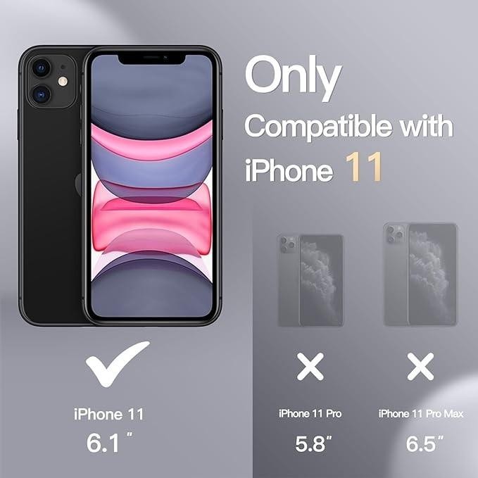 iPhone 11 Black Bumper Shockproof Silicone Protective Case