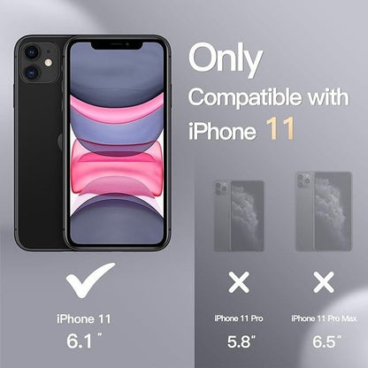 iPhone 11 Black Bumper Shockproof Silicone Protective Case
