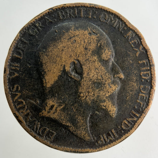 1902 Edward VII Half - Penny Coin | Collectable Grade