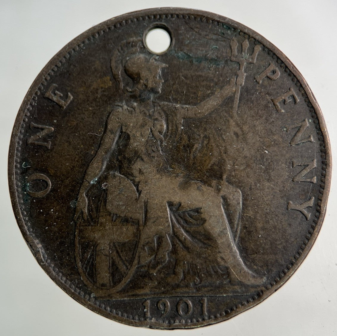 1901 Victoria One Penny Coin | Collectable Grade