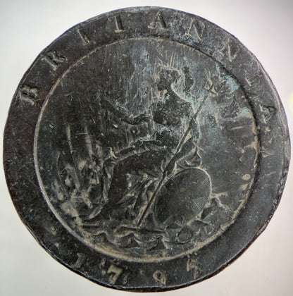 1797 George III 3rd Two - Pence Cartwheeel Coin | Collectable Grade