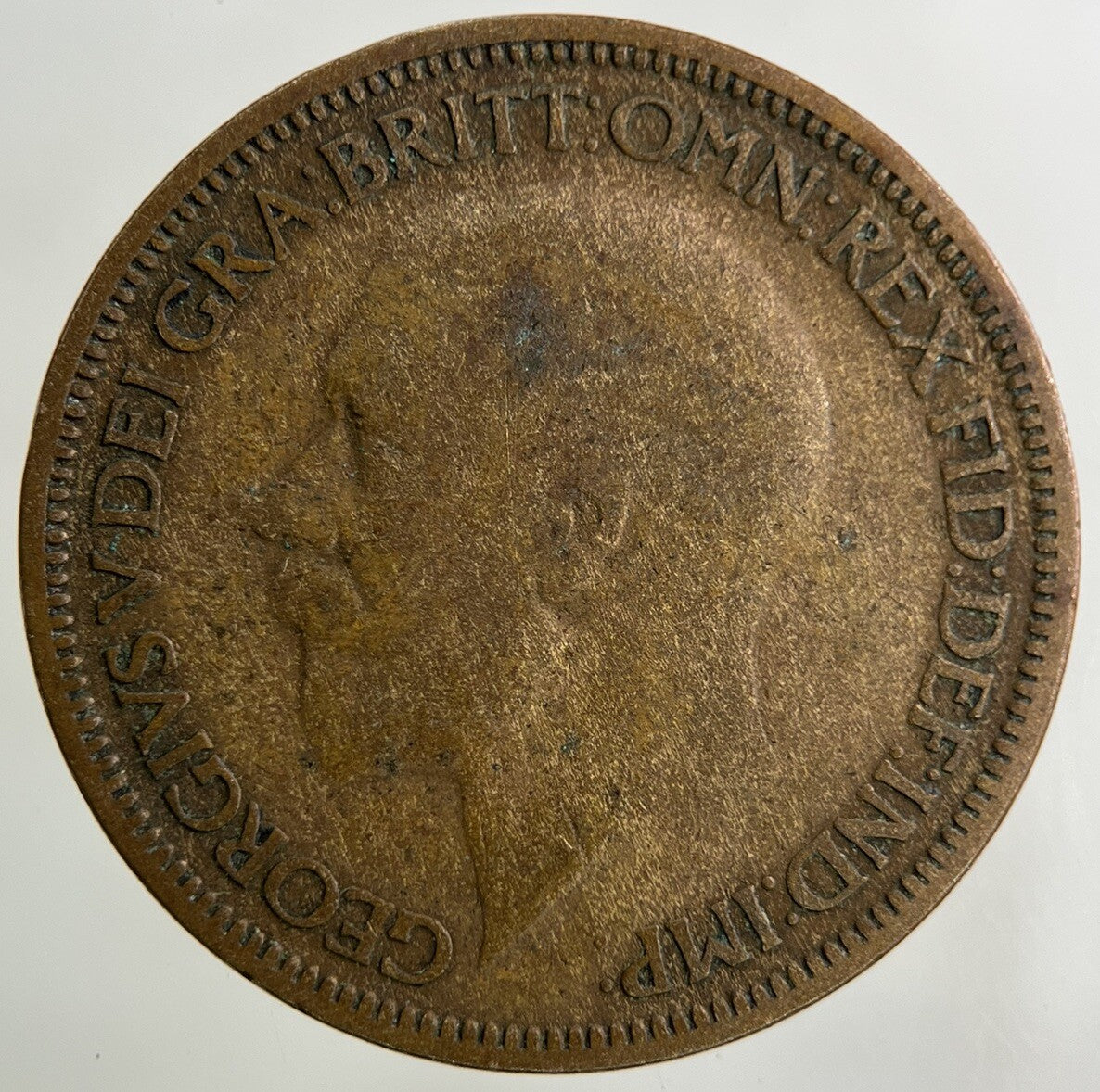 1927 George V Half - Penny Coin | Collectable Grade