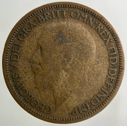 1927 George V Half - Penny Coin | Collectable Grade