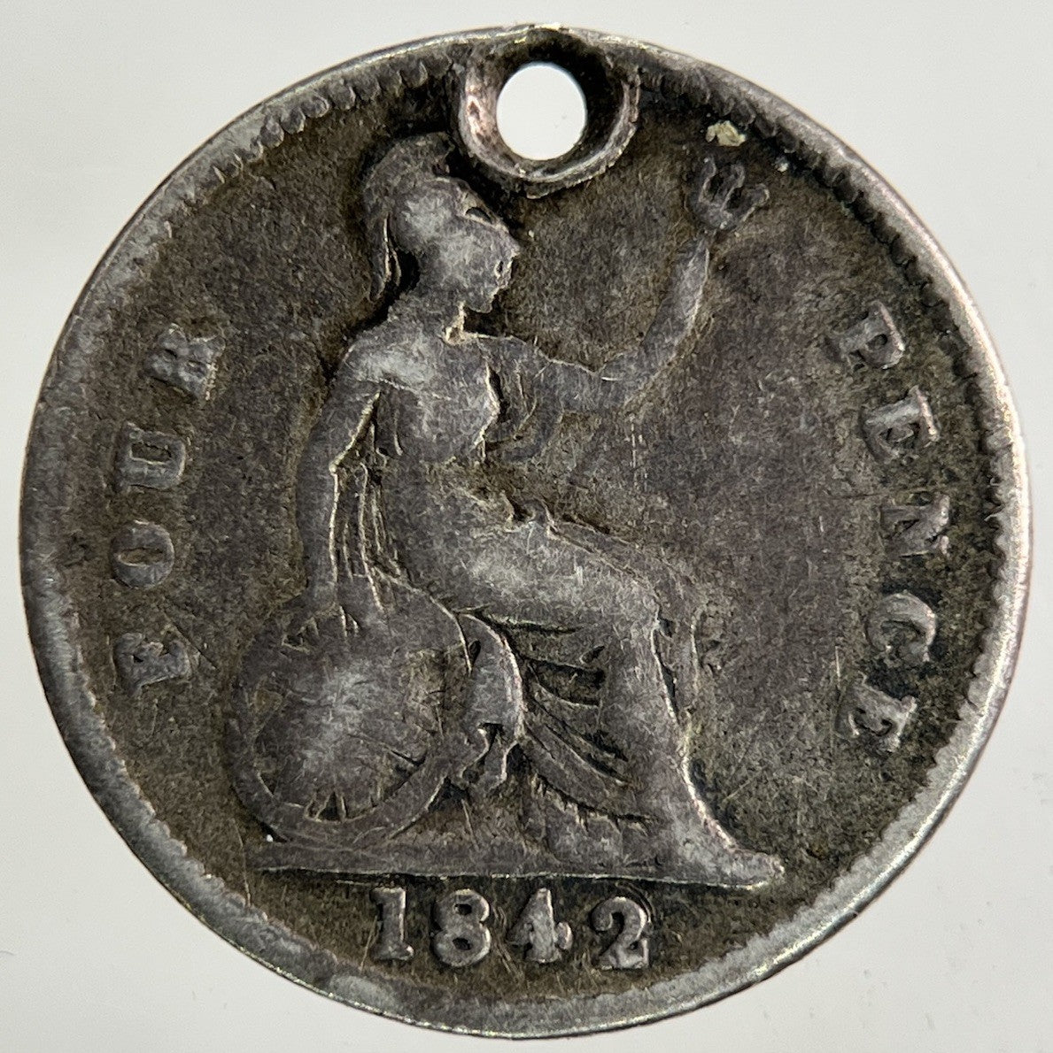 1842 Victoria Groat Four - Pence Silver Coin | Collectable Grade