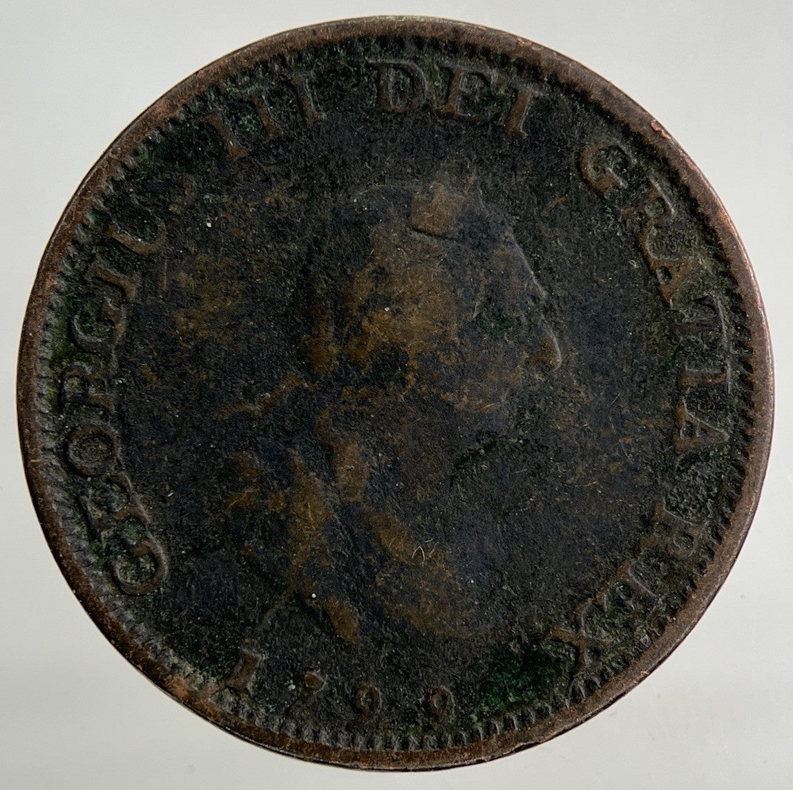 1799 George III 3rd Farthing Coin | Collectable Grade