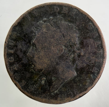 1826 George IV Half - Penny Coin | Fair Grade