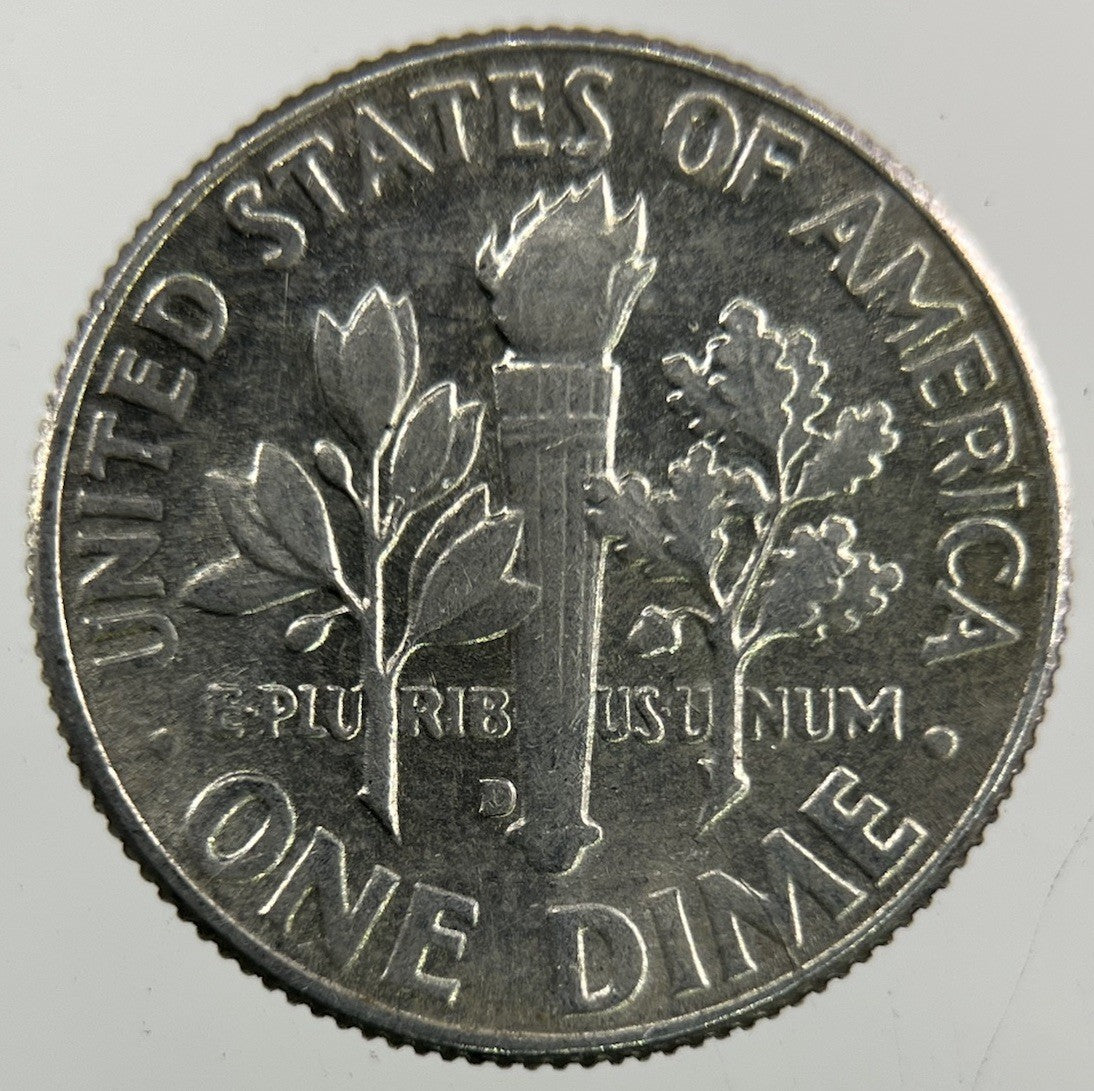 1964 - D US USA Roosevelt Dime Silver Coin | Fine Collectable Grade