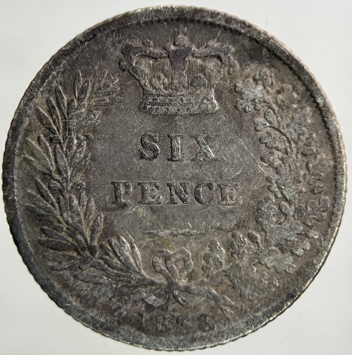 1838 Victoria Sixpence Silver Coin | Collectable Grade