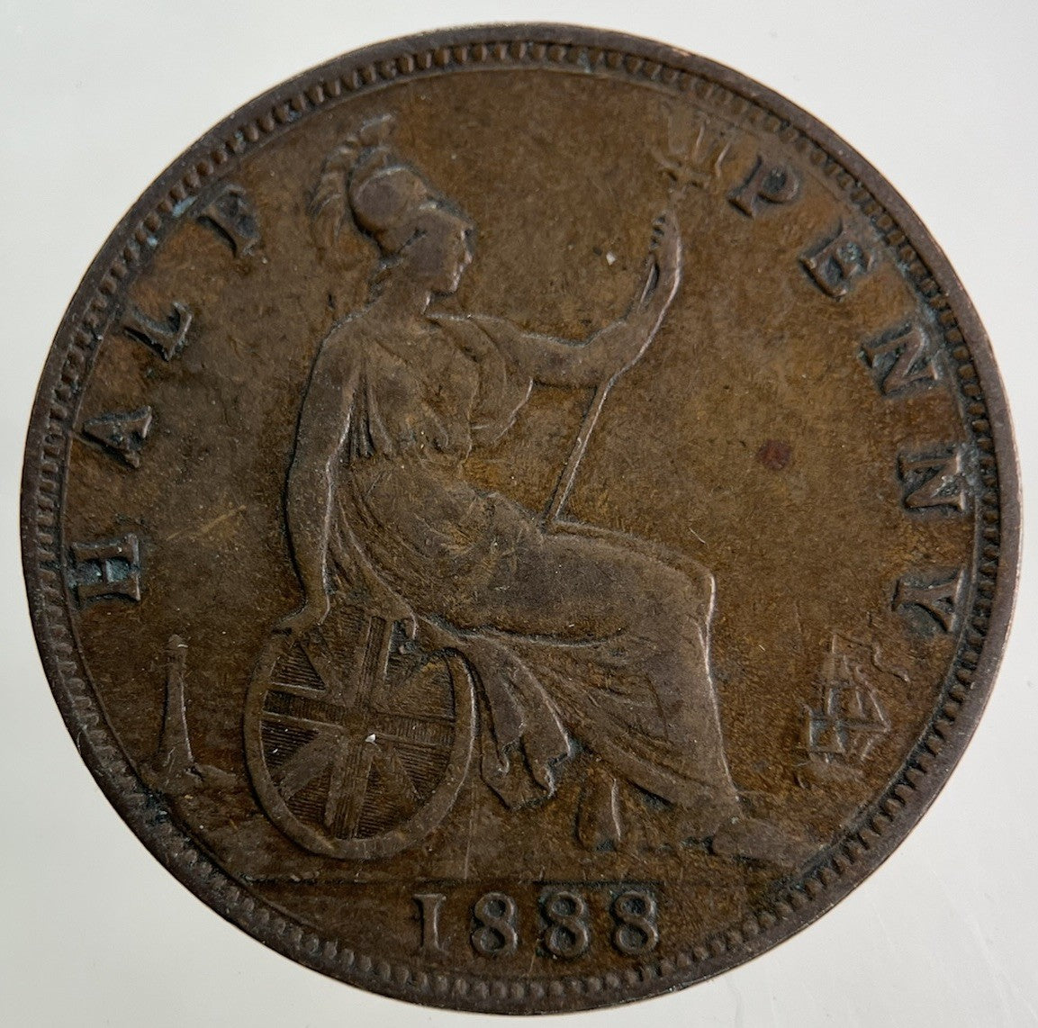 1888 Victoria Half - Penny Coin | Fine Collectable Grade