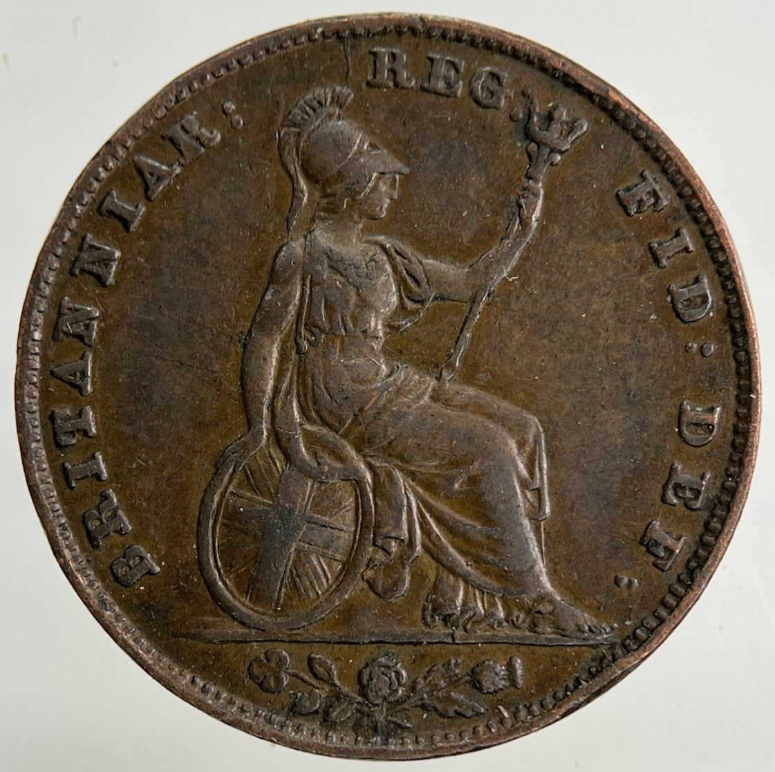 1840 Victoria Farthing Coin | Fine Collectable Grade