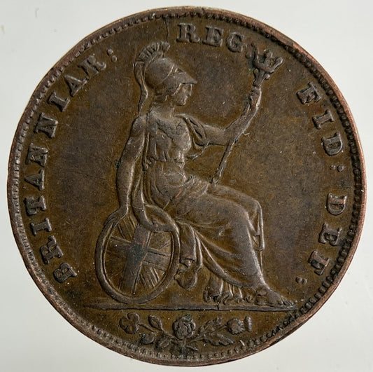 1840 Victoria Farthing Coin | Fine Collectable Grade